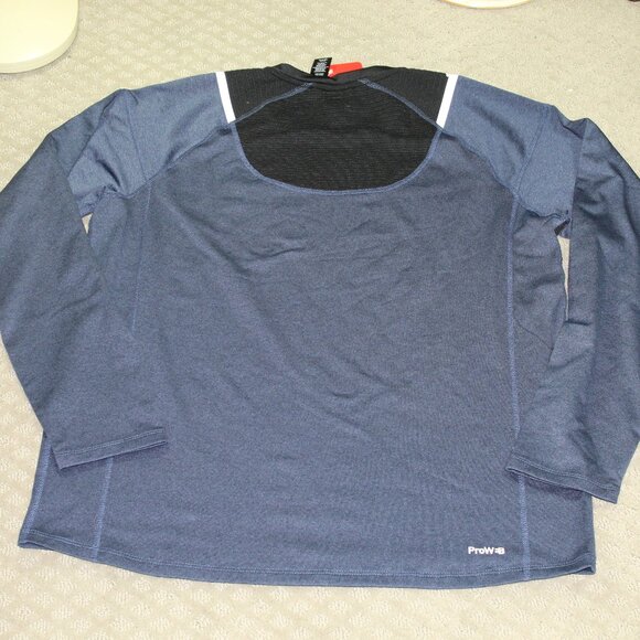NWT Spyder Active Proweb Shirt Mens M Blue Pullover Long Sleeve Active Spider - Picture 3 of 6